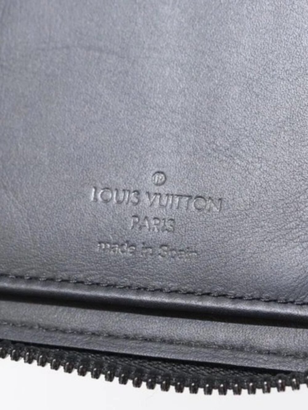 LOUIS VUITTON Monogram Shadow Zippy Wallet Vertical Black M62902 LV Auth BA9856 - Picture 9 of 16